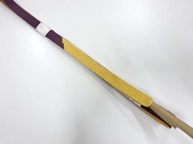 JAPANESE KIMONO / UNUSED KOREI HAND-TIED OBIJIME